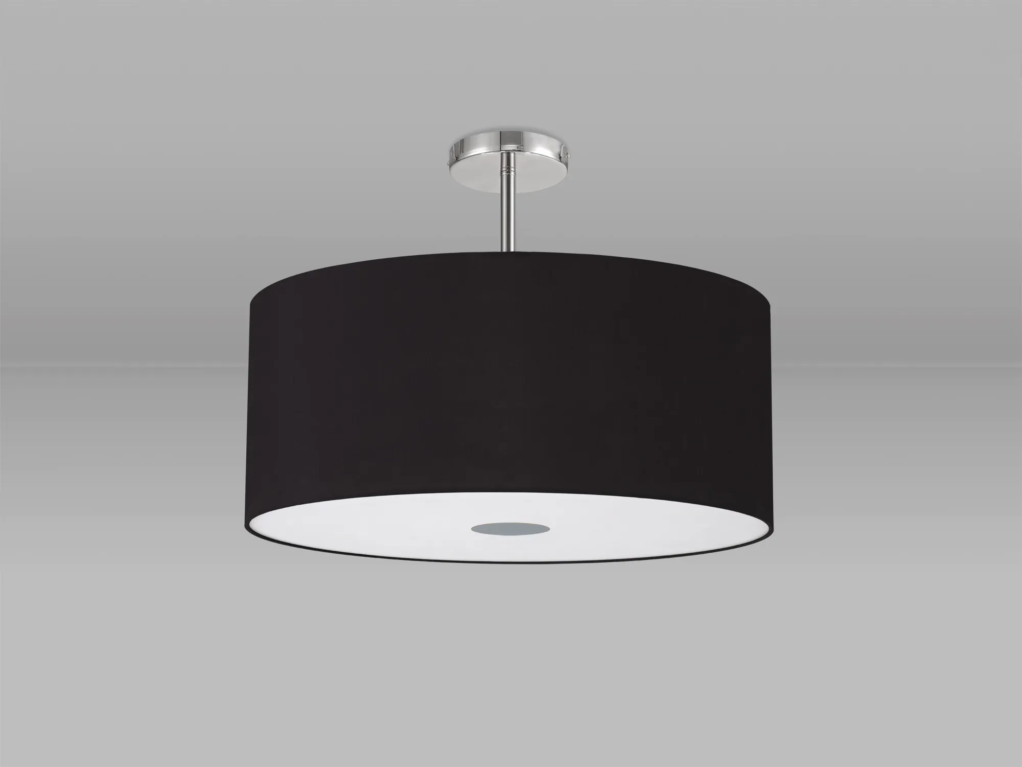 Baymont CH BL/GR Ceiling Lights Deco Semi Flush Fittings